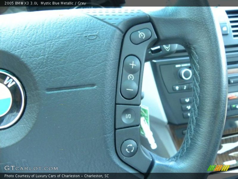Mystic Blue Metallic / Grey 2005 BMW X3 3.0i