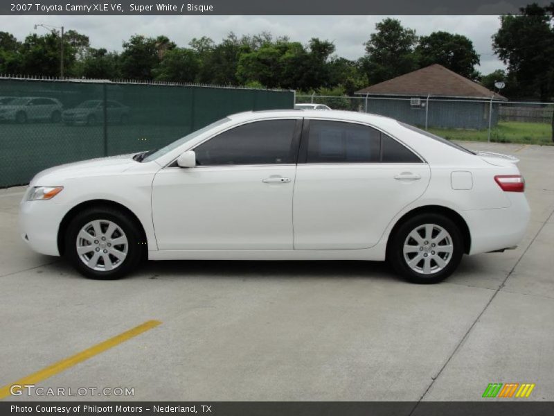 Super White / Bisque 2007 Toyota Camry XLE V6