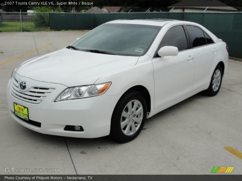 Super White / Bisque 2007 Toyota Camry XLE V6