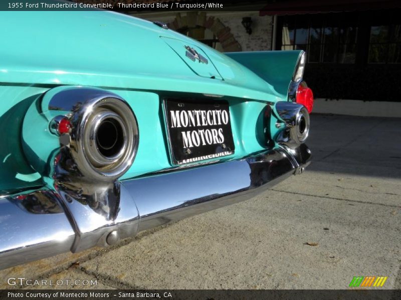 Thunderbird Blue / Turquoise/White 1955 Ford Thunderbird Convertible
