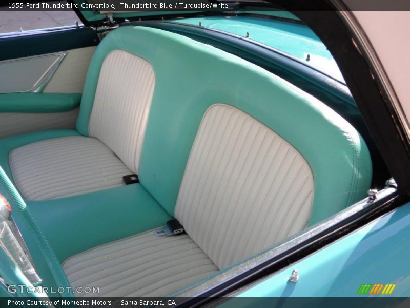 Thunderbird Blue / Turquoise/White 1955 Ford Thunderbird Convertible