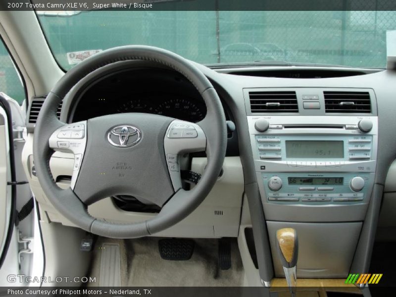 Super White / Bisque 2007 Toyota Camry XLE V6