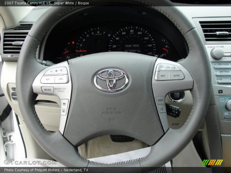 Super White / Bisque 2007 Toyota Camry XLE V6