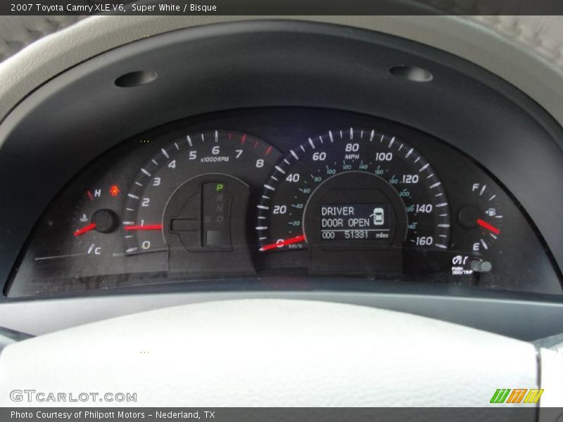 Super White / Bisque 2007 Toyota Camry XLE V6