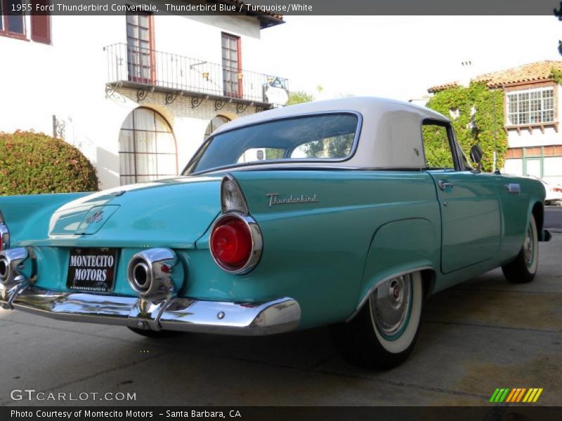 Thunderbird Blue / Turquoise/White 1955 Ford Thunderbird Convertible