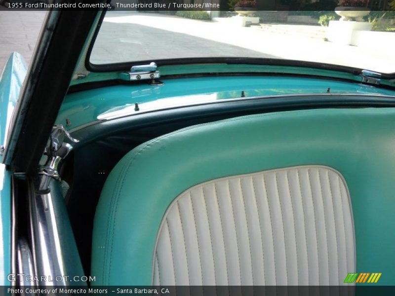 Thunderbird Blue / Turquoise/White 1955 Ford Thunderbird Convertible