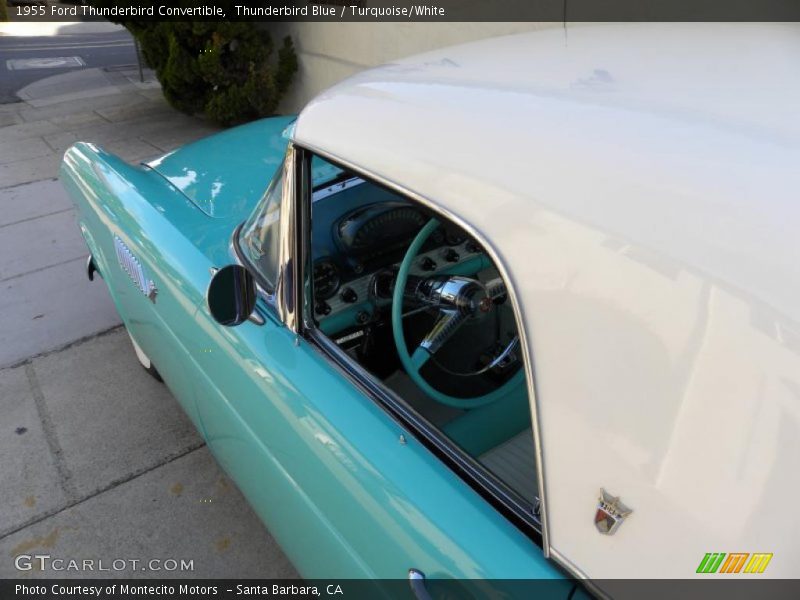 Thunderbird Blue / Turquoise/White 1955 Ford Thunderbird Convertible