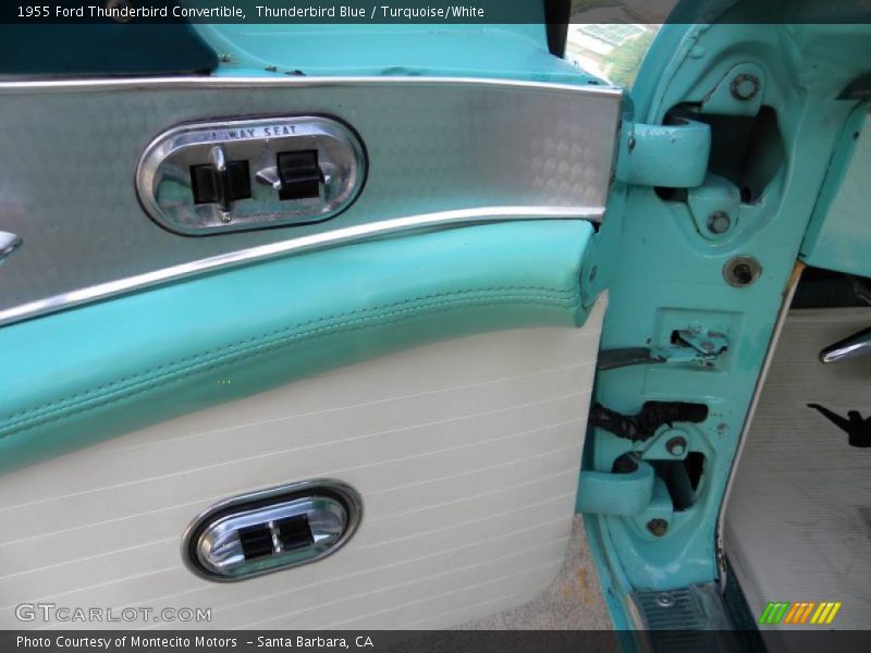 Thunderbird Blue / Turquoise/White 1955 Ford Thunderbird Convertible