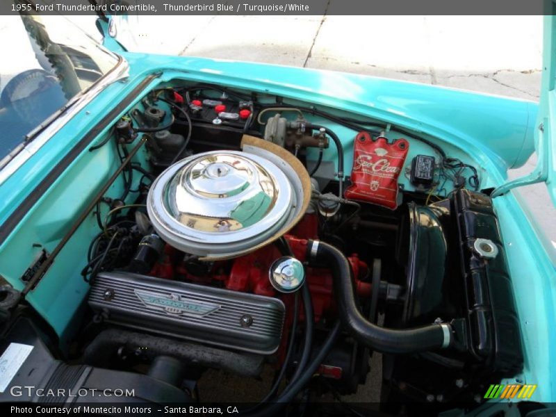 Thunderbird Blue / Turquoise/White 1955 Ford Thunderbird Convertible