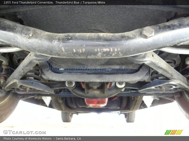 Thunderbird Blue / Turquoise/White 1955 Ford Thunderbird Convertible