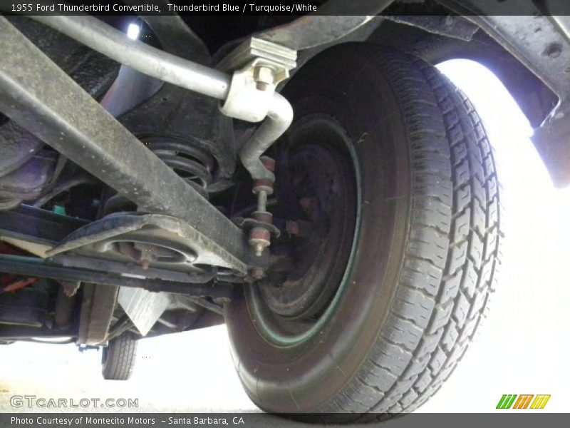 Thunderbird Blue / Turquoise/White 1955 Ford Thunderbird Convertible