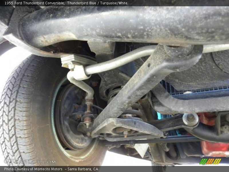 Thunderbird Blue / Turquoise/White 1955 Ford Thunderbird Convertible