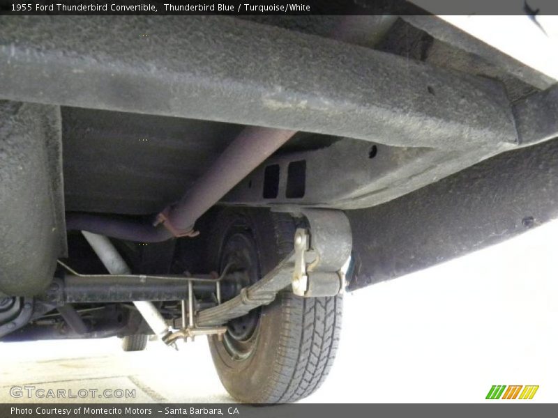 Thunderbird Blue / Turquoise/White 1955 Ford Thunderbird Convertible