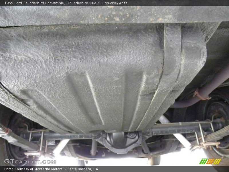 Thunderbird Blue / Turquoise/White 1955 Ford Thunderbird Convertible