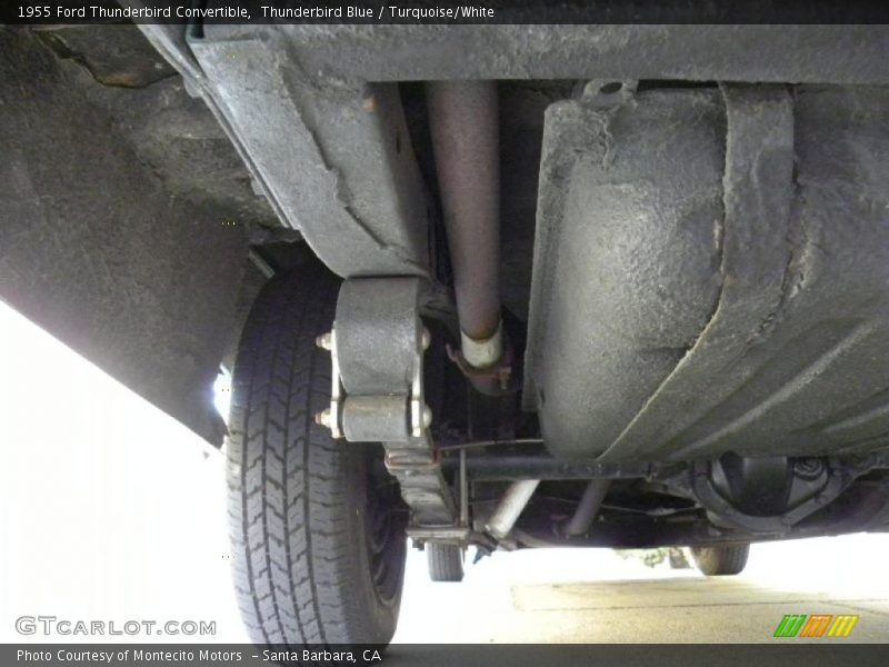Thunderbird Blue / Turquoise/White 1955 Ford Thunderbird Convertible