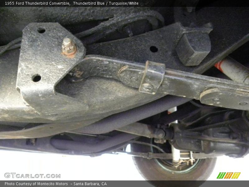 Thunderbird Blue / Turquoise/White 1955 Ford Thunderbird Convertible