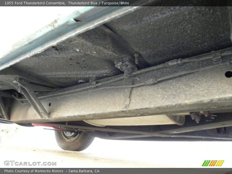 Thunderbird Blue / Turquoise/White 1955 Ford Thunderbird Convertible