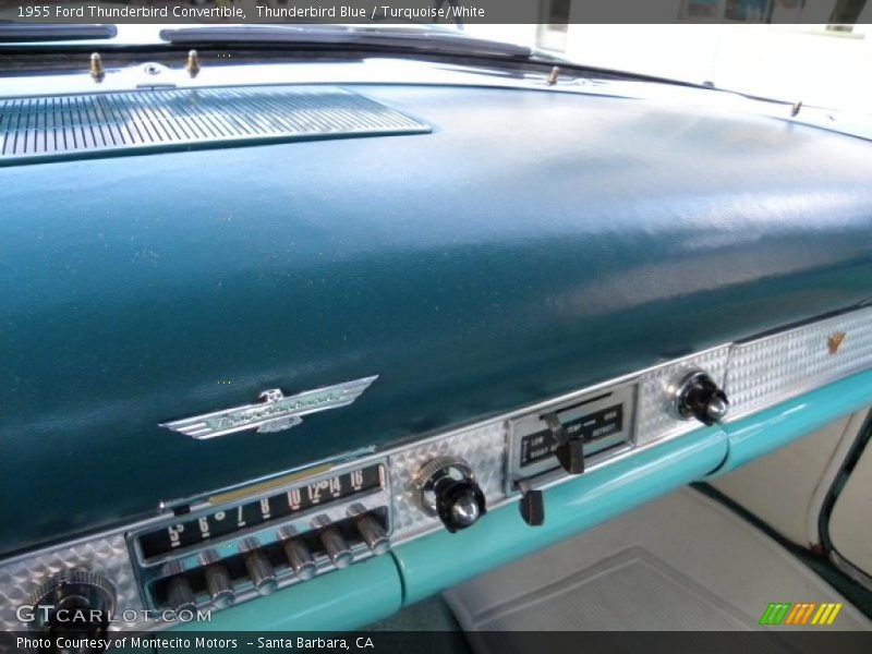 Thunderbird Blue / Turquoise/White 1955 Ford Thunderbird Convertible