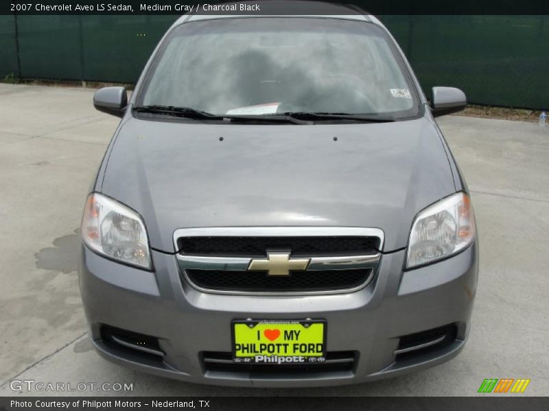Medium Gray / Charcoal Black 2007 Chevrolet Aveo LS Sedan