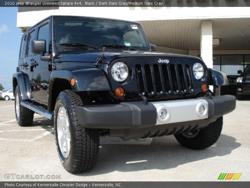 Black / Dark Slate Gray/Medium Slate Gray 2010 Jeep Wrangler Unlimited Sahara 4x4