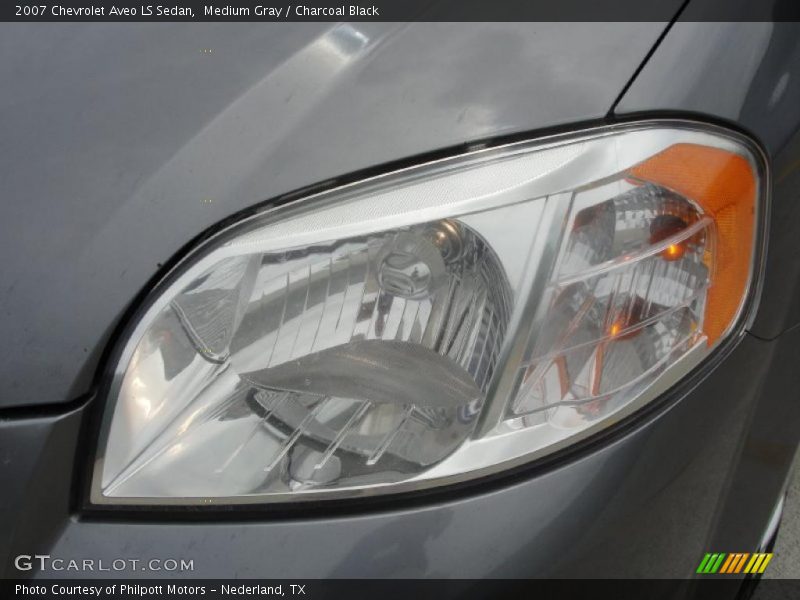 Medium Gray / Charcoal Black 2007 Chevrolet Aveo LS Sedan