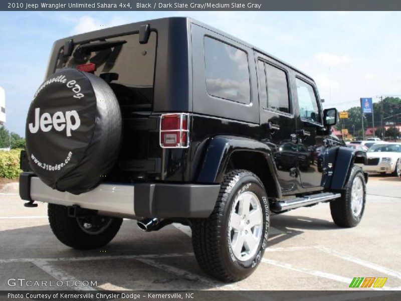 Black / Dark Slate Gray/Medium Slate Gray 2010 Jeep Wrangler Unlimited Sahara 4x4
