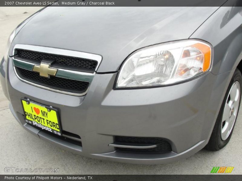 Medium Gray / Charcoal Black 2007 Chevrolet Aveo LS Sedan