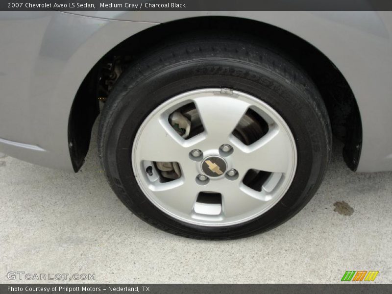 Medium Gray / Charcoal Black 2007 Chevrolet Aveo LS Sedan