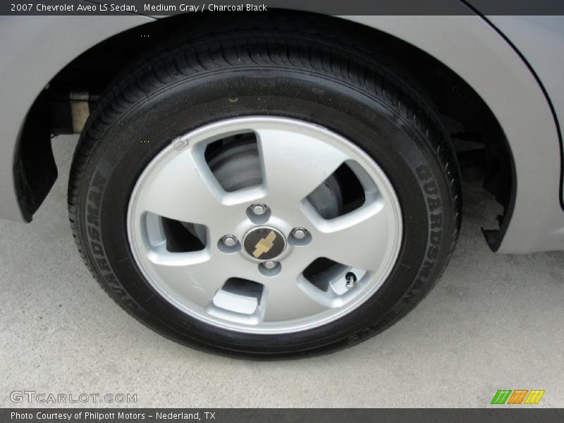 Medium Gray / Charcoal Black 2007 Chevrolet Aveo LS Sedan