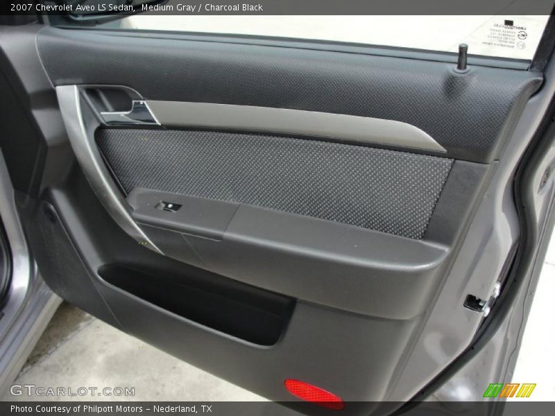 Medium Gray / Charcoal Black 2007 Chevrolet Aveo LS Sedan