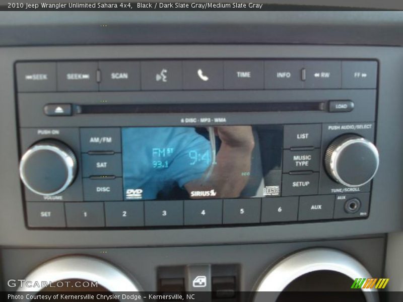 Black / Dark Slate Gray/Medium Slate Gray 2010 Jeep Wrangler Unlimited Sahara 4x4