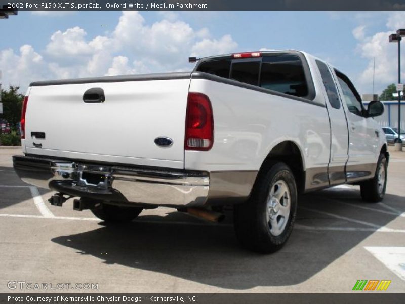 Oxford White / Medium Parchment 2002 Ford F150 XLT SuperCab
