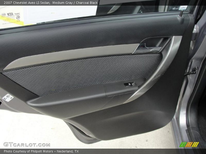 Medium Gray / Charcoal Black 2007 Chevrolet Aveo LS Sedan
