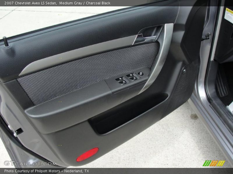Medium Gray / Charcoal Black 2007 Chevrolet Aveo LS Sedan