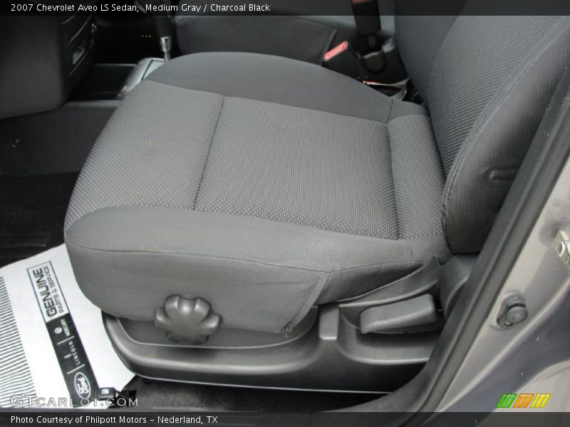 Medium Gray / Charcoal Black 2007 Chevrolet Aveo LS Sedan