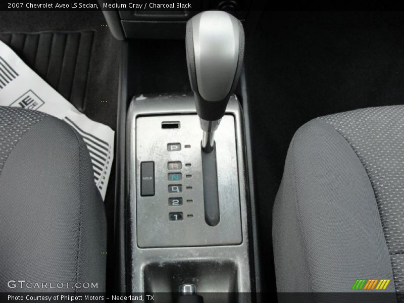 Medium Gray / Charcoal Black 2007 Chevrolet Aveo LS Sedan