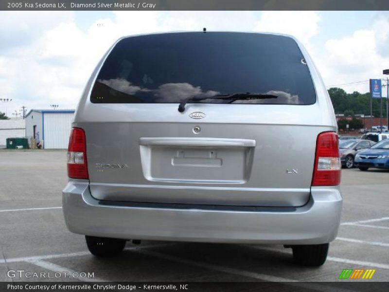 Diamond Silver Metallic / Gray 2005 Kia Sedona LX