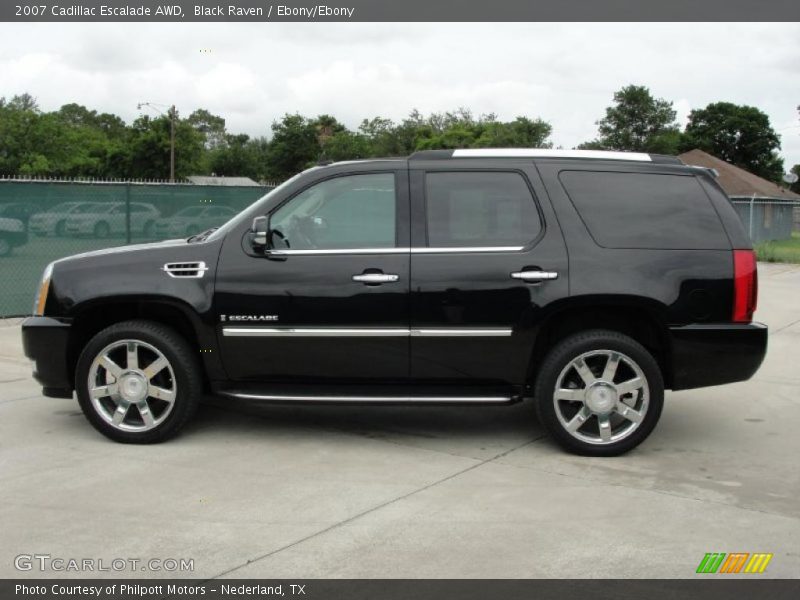 Black Raven / Ebony/Ebony 2007 Cadillac Escalade AWD