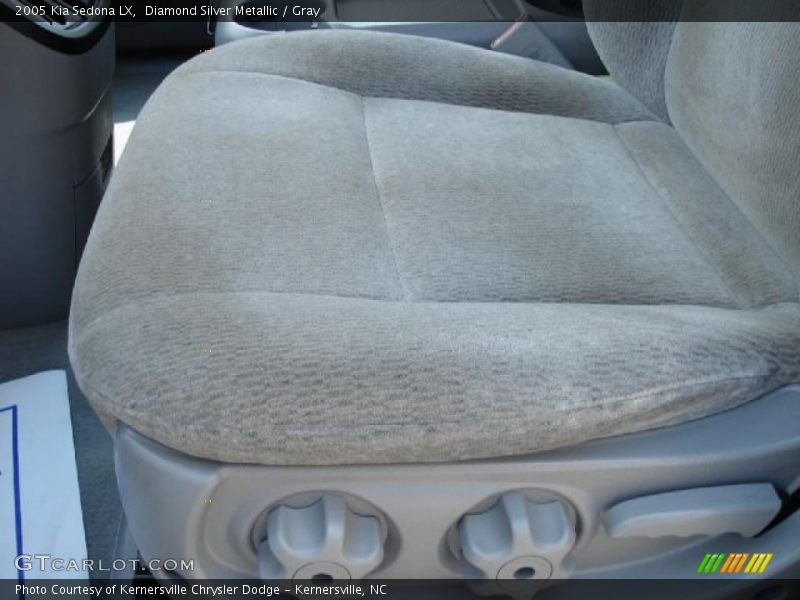 Diamond Silver Metallic / Gray 2005 Kia Sedona LX