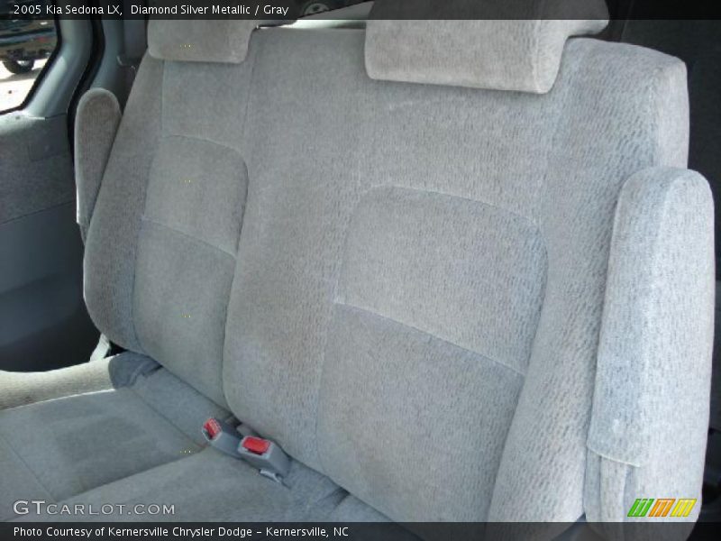 Diamond Silver Metallic / Gray 2005 Kia Sedona LX