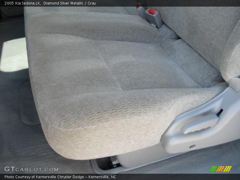 Diamond Silver Metallic / Gray 2005 Kia Sedona LX