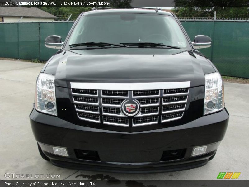 Black Raven / Ebony/Ebony 2007 Cadillac Escalade AWD
