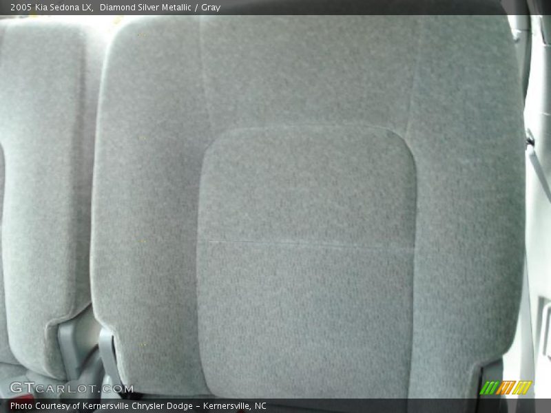 Diamond Silver Metallic / Gray 2005 Kia Sedona LX