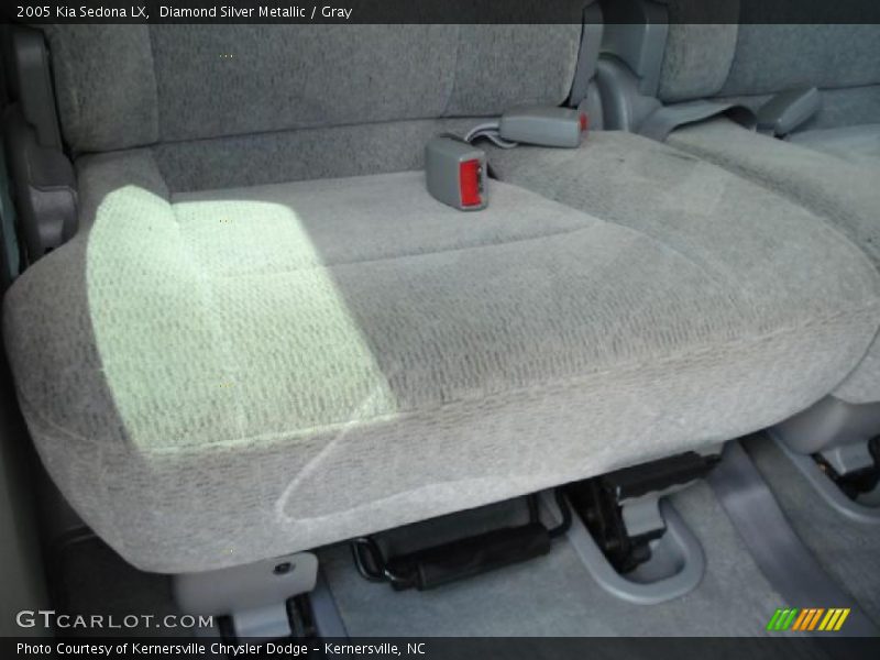 Diamond Silver Metallic / Gray 2005 Kia Sedona LX