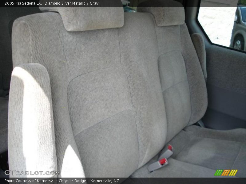 Diamond Silver Metallic / Gray 2005 Kia Sedona LX
