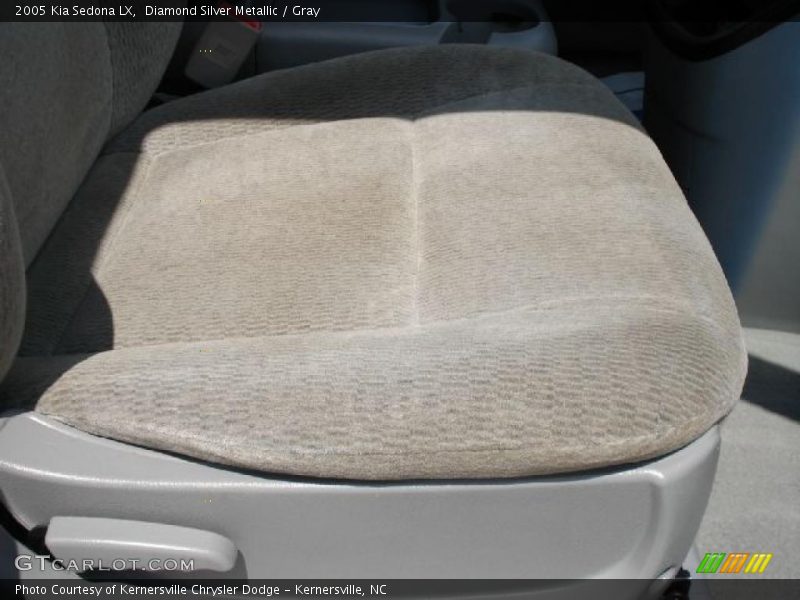 Diamond Silver Metallic / Gray 2005 Kia Sedona LX