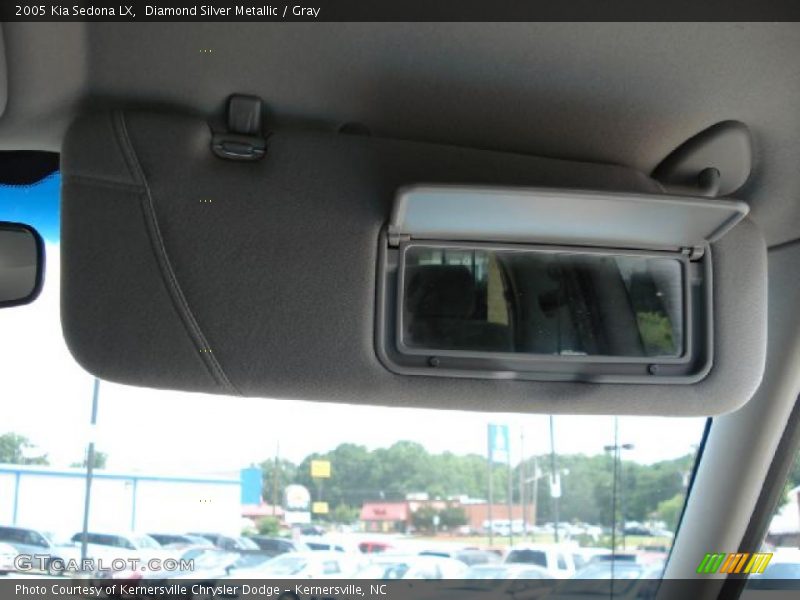Diamond Silver Metallic / Gray 2005 Kia Sedona LX