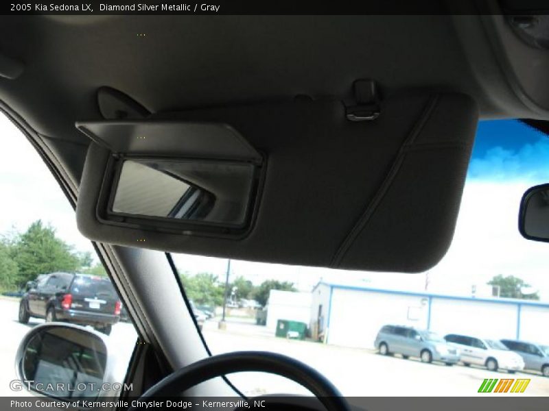 Diamond Silver Metallic / Gray 2005 Kia Sedona LX