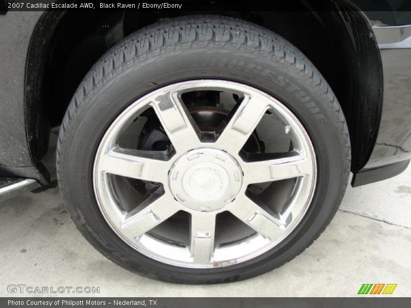 Black Raven / Ebony/Ebony 2007 Cadillac Escalade AWD