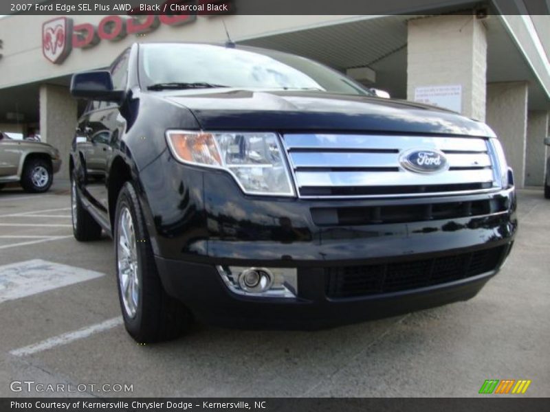 Black / Charcoal Black 2007 Ford Edge SEL Plus AWD